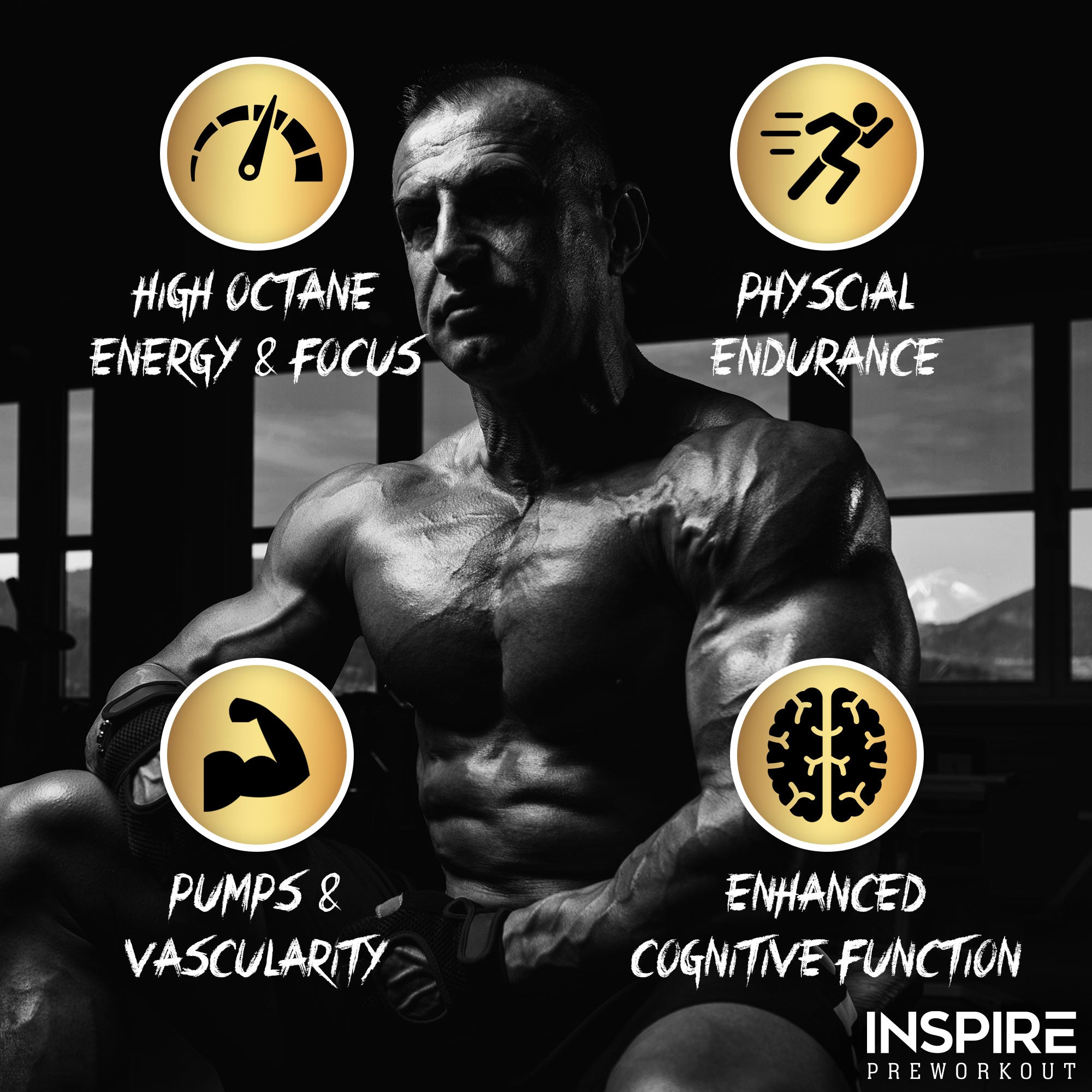 Inspire Pre-Workout, for Men and Women w/ 2:1 6g Citrulline Malate, L-Arginine, Beta Alanine, More, 30 Servings (Pina Colada)